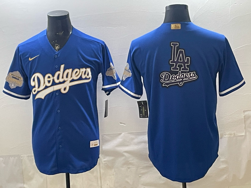Men Los Angeles Dodgers blank blue Game 2026 Nike MLB Jersey 0408001